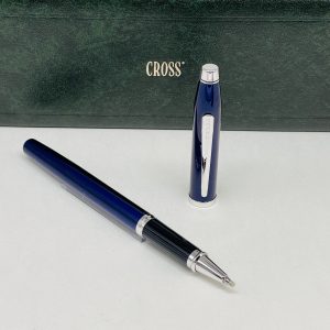Penna roller Cross Century laccata blu traslucida