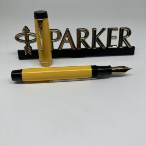 Penna Stilografica Vintage Parker Duofold JR Mandarin Yellow in Celluloide (1927/1930)