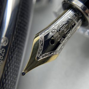 MONTBLANC SOLITAIRE SILVER FIBER GUILLOCHÉ