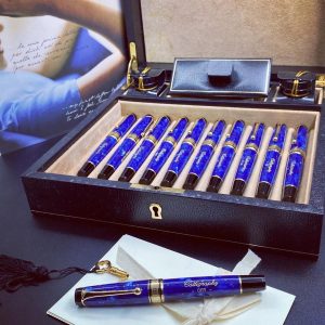 Set Aurora Optima Calligraphy Blue Auroloide